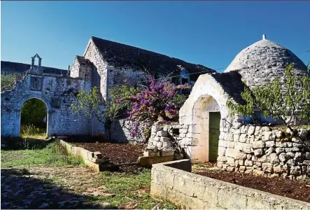  ??  ?? An abandoned trullo and farm in the Valle d’Itria, a quiet place in Puglia, Italy. — Photos: CAIN BURDEAU/AP