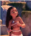  ??  ?? DISNEY Disney has struck box office gold again with island girl Moana (voiced by newcomer Auli’i Cravalho).