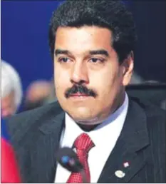  ??  ?? President Maduro