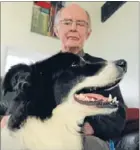  ??  ?? Best mates: Grant Stone with 9-year-old border collie Jaksy.