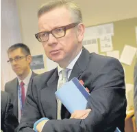  ?? ALISTAIR WILSON
AN142805 ?? Surrey Heath MP Michael Gove, who was appointed Chief Whip in the recent cabinet reshuffle.