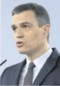  ??  ?? Pedro Sánchez.