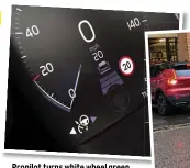  ??  ?? Propilot turns white wheel green. Cross-traffic Assist can cause alarm