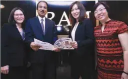  ??  ?? From left: Fong, RAM Holdings Bhd group CEO and executive director Datuk Seri Dr K Govindan, RAM Credit Informatio­n CEO Dawn Lai and director Chen Yew Nah during the launch of RAM Business Confidence Index at RAM Holdings Bhd yesterday.