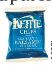  ??  ?? Judy’s favourite Kettle Chips crisps