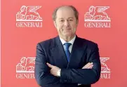  ??  ?? Al vertice di Generali. Il ceo Philippe Donnet