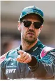  ??  ?? Da geht’s lang? Sebastian Vettel ist sich unsicher.