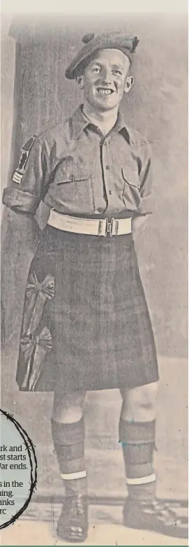  ??  ?? Sergeant James Cairnie. Picture: Kathryn Cairnie-Lyall.