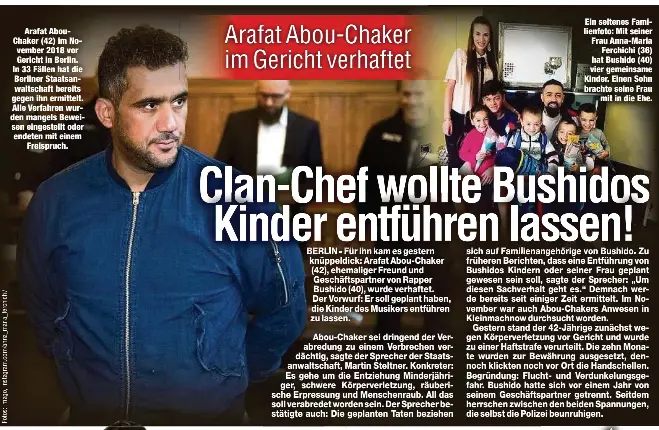 clan chef wollte bushidos kinder entfuhren lassen pressreader