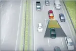  ??  ?? Ford Jam Assist: As well as making autonomous parking part of its production offerings, Ford will go further soon by offering help in traffic and traffic jams, taking further pressure off the driver.