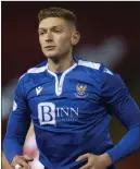  ??  ?? Liam Gordon agreed to extend his stay at St Johnstone