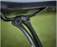  ??  ?? TOP Frame geometry is based on data from female riders ABOVE Ultimate comfort from the leaf-spring designed seatpost