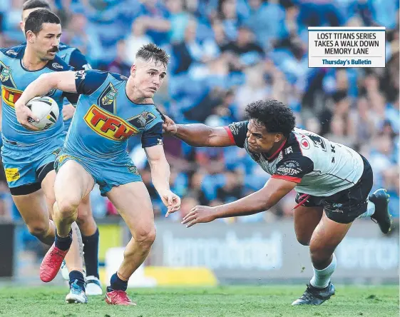  ?? Picture: AAP IMAGE ?? Teenage star A.J. Brimson proves elusive against the New Zealand Warriors.