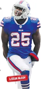  ??  ?? LESEAN MCCOY