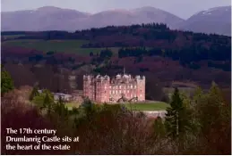  ??  ?? The 17th century Drumlanrig Castle sits at the heart of the estate