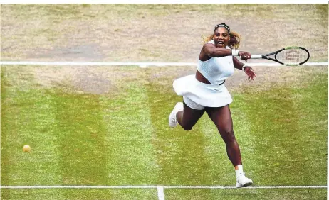  ?? ?? Ein Triumph fehlt noch für die Ewigkeit: Serena Williams gewann 23 Grand-Slam-Titel, davon sieben in Wimbledon