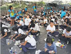  ??  ?? El taller artístico sirvió para inaugurar los programas educativos de MARTE. Para los próximos meses se esperan otras actividade­s, como la Noche Blanca, que se realizará el 1.º de abril.