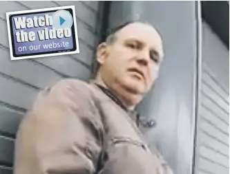  ??  ?? Michael Nevin caught on camera when he thought he was about to meet an underage girl.