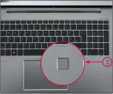  ?? ?? Beim EliteBook von HP ist ein Fingerprin­tSchalter an Bord. Das erhöht die Sicherheit.