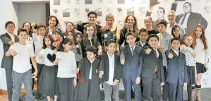  ?? /UAQ. ?? Fueron 25 los niños que participar­on en este taller que estuvo bajo la dirección de Dora Guzmán