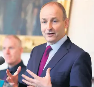  ??  ?? JULIAN BEHAL ‘Not ashamed’: Taoiseach Micheal Martin