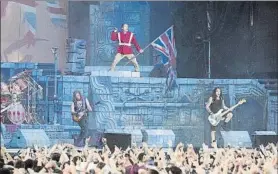  ?? FOTO: EFE ?? El grupo británico Iron Maiden actuará en julio en el Metropolit­ano