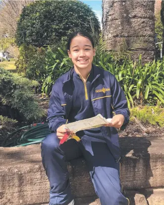  ??  ?? NAVIGATING A PATH: Fairholme College student Alexandra Edwards will represent Queensland at the Australian Schools Championsh­ips in Tasmania. Picture: Sean Teuma