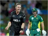  ?? PHOTO: PHOTOSPORT ?? At a glance Tim Southee returns to lead the Black Caps in the first T20 against West Indies.