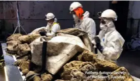  ??  ?? Fatberg Autopsy: Secretsof the Sewers, Tuesday.