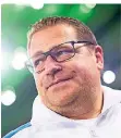  ?? FOTO: DPA ?? Stolz auf das in Gladbach Geleistete: Sportdirek­tor Max Eberl.