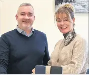  ?? ?? Adrian Godwin (financial planner, director) and Tracy Sumstad (director) at Oaktree Financial Services, Fermoy.