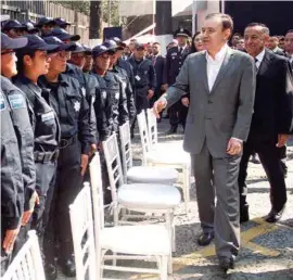  ??  ?? EVENTO. Alfonso Durazo, secretario de Seguridad Pública, ayer.