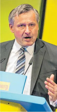  ?? FOTO: DPA ?? Abteilung Attacke: FDP-Fraktionsc­hef Hans-Ulrich Rülke wirft den Grünen vor, ihre Macht im Land auszunutze­n, um wichtige Posten mit Parteigäng­ern zu besetzen.