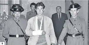  ?? ?? 3. Julio Rodríguez, ministro en 1973. 5. El Lute, que tuvo una novia en Granada, el día de su detención. 5