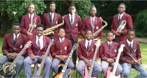  ??  ?? Prince Edward School jazz band