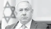  ??  ?? Netanyahu fue acusado por la Policía de fraude y abuso de confianza.