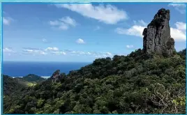  ?? ROB MAETZIG ?? The CrossIslan­d Track boasts some of the best views in Rarotonga.