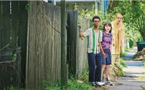  ?? Netflix/TNS ?? From left, Jahi Winston, Isabella Russo and David Harbour in “We Have a Ghost.”