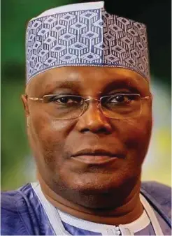  ??  ?? Atiku Abubakar