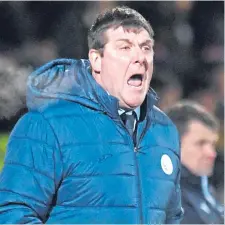  ??  ?? St Johnstone manager Tommy Wright.