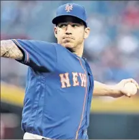  ?? USA TODAY Sports ?? RUN OF THE MIL’: Tommy Milone was unable to shore up the Mets’ pitching problems in a 5-4 loss Tuesday, giving up five runs in 5 2/ innings.