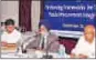  ??  ?? (From left) Vigilance dept principal secretary AK Chauhan, TII chairman PS Bawa and BERC chairman UN Panjiar at a meeting, in Patna on Saturday.