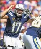  ??  ?? Philip Rivers AP