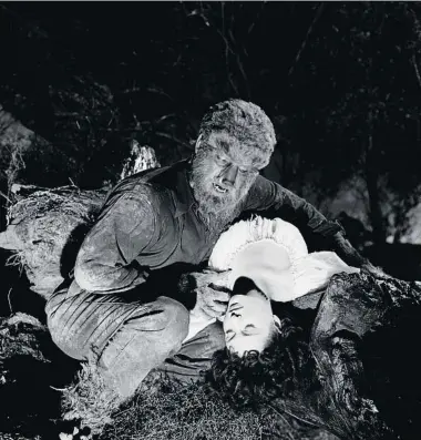  ?? ?? Fotograma de ‘Frankenste­in y el hombre lobo’, dirigida por Roy William Neill en 1943