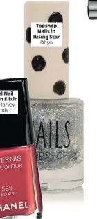  ??  ?? Topshop Nails in Rising Star
Dh50