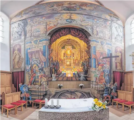  ?? FOTO: MICHAEL SCHEYER ?? Kleinod für Gläubige und Kunstinter­essierte: das Heilige Grab in der Martinuski­rche.