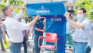  ?? /CORTESÍA GOBIERNO DE TAMPICO ?? A través de este apoyo se busca mejorar los módulos de servicio