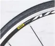  ??  ?? The oversize 31.6mm post contribute­s to a firm ride Mavic Aksiums are usually found on bikes twice this price