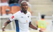  ?? Picture: SYDNEY SESHIBEDI ?? GOING PLACES: Chippa United’s Mark Mayambela says the Chilli Boys are targeting a top eight spot.