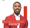  ?? ?? MICHAEL B JORDAN 9 FEB 1987